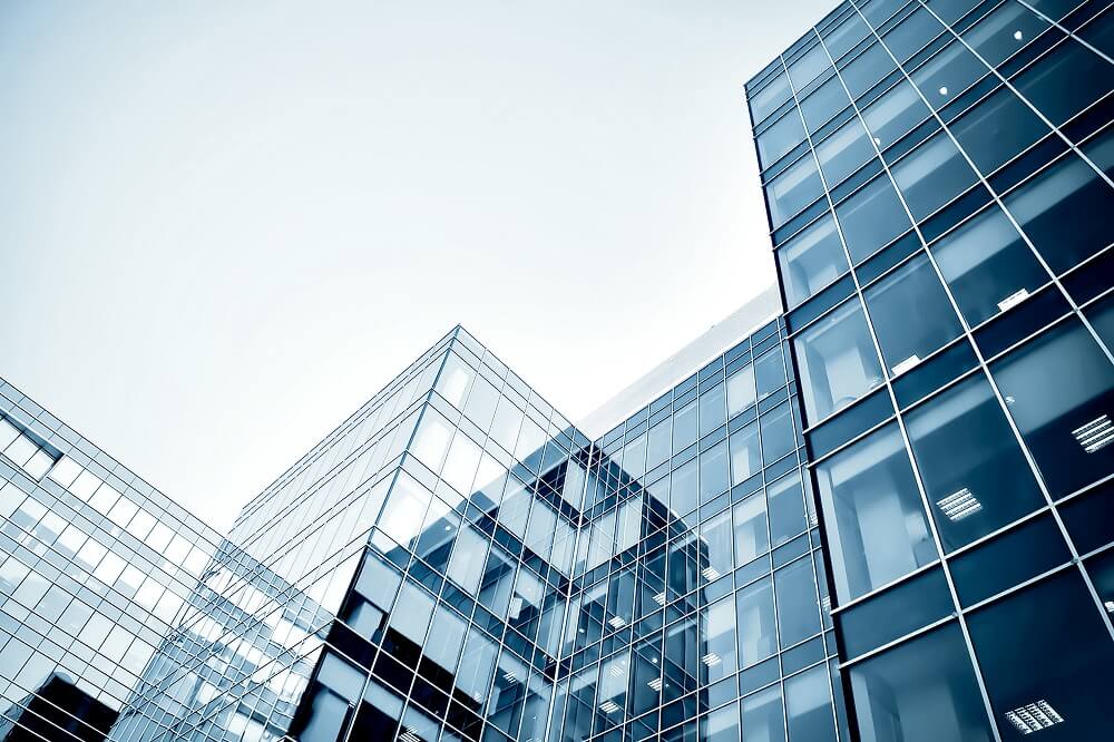 Ein modernes Bürogebäude als Kundenreferenz eines Top ERP Anbieters