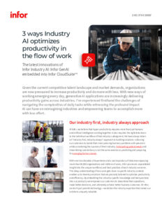 1071 3 ways industry AI optimizes productivity in the flow of work Executive Brief English 0624 11 ERP Scout