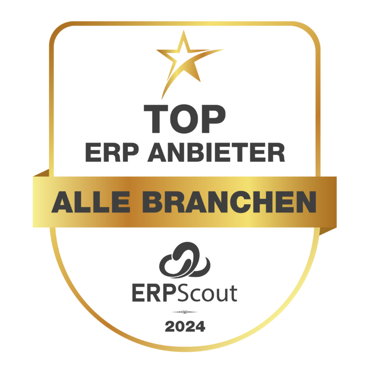 Top ERP Anbieter Auszeichnung und Empfehlung für alle Branchen im Jahr 2024