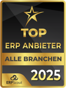 Über uns 3 ERP Scout Top ERP Anbieter Siegel für alle Branchen