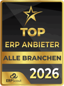 Top ERP Anbieter Auszeichnung und Empfehlung für alle Branchen im Jahr 2024